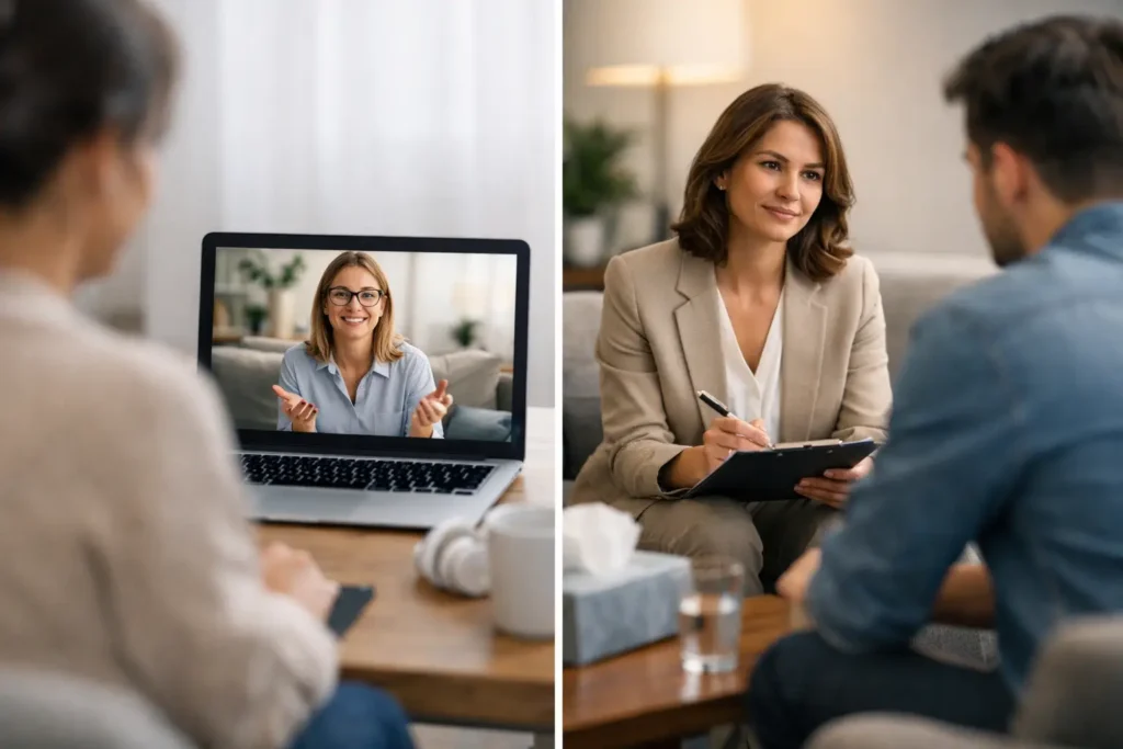 Online Therapy vs In-Person Cost