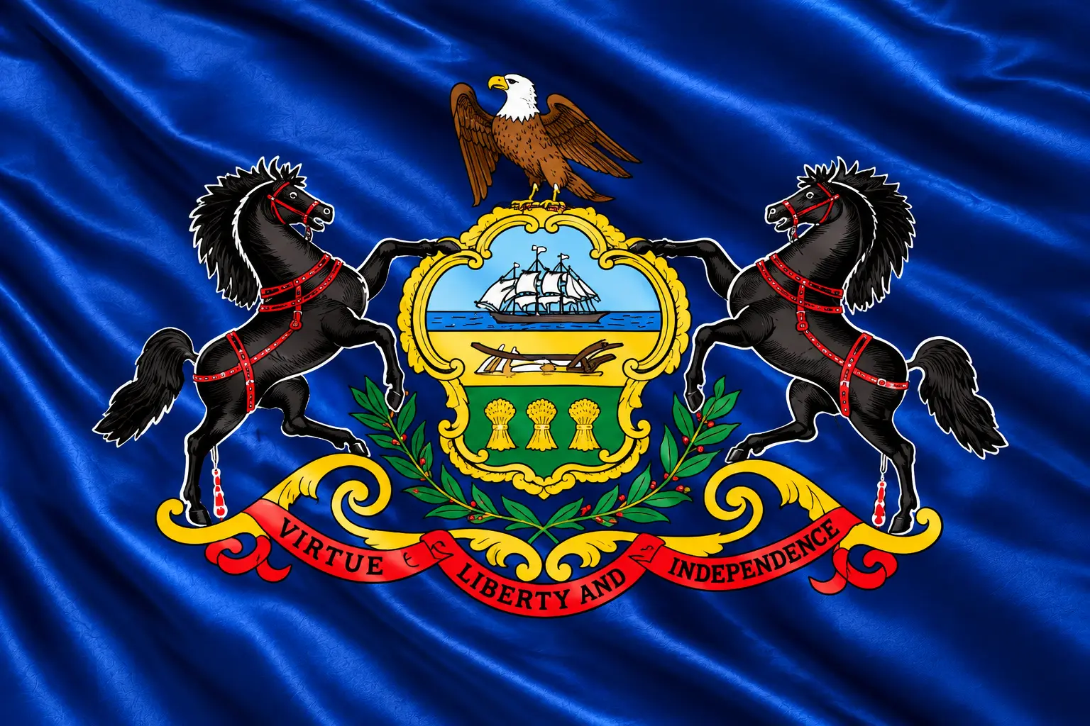 Find a Therapist in Pennsylvania: How to Find the Right Mental-Care Provider pennsylvania flag in satin waves